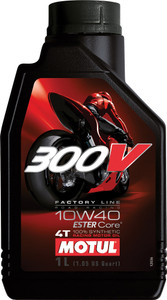 Motul - 300v Competition Synthetic Oil 4t 10w40 1l 12/case - 104118