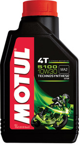 Motul - 5100 Semi-synthetic Oil 4t 10w30 1l 12/case - 104062