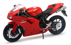 New-ray - 1:12 Scale Sport Bike Ducati 1198 (red) - 57143A