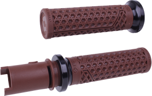 Odi - Van's Lock-on Grips Brown/black Cvo `23-24 - V31VHTCN-B