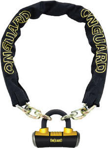 Onguard - Mastiff 8019l Chain With Boxer U-lock Blk/yel 6 Ft - 45008019L