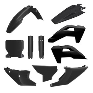 Polisport - Full Plastic Kit Black - 91644