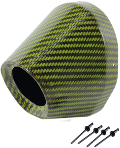Pro Circuit - Carbon End Cap Green 1 3/4" I.d. - PC4022-0009