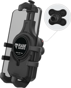 Ram - Quick-grip Pro Phone Holder W/vibe Safe Ball - RAM-HOL-PD5BVU