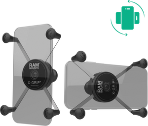 Ram - Rotating X-grip Phone Holder Large W/ball B Size - RAM-HOL-UN10BRU