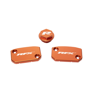 Rfx - Reservoir Cap Kit Orange Ktm Brembo - FXRC 52000 99OR