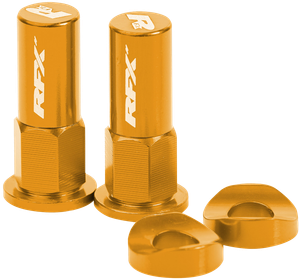 Rfx - Rim Lock Nuts & Washers 2pcs Yellow - FXRL 90000 99YL