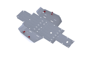 Rival Powersports Usa - Alloy Central Skid Plate Hon - 2444.2159.2
