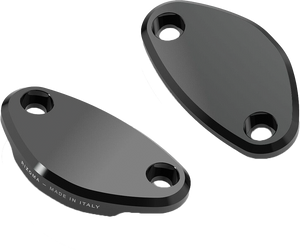 Rizoma - Mirror Block Off Plates Pair Black Kaw - BS533B