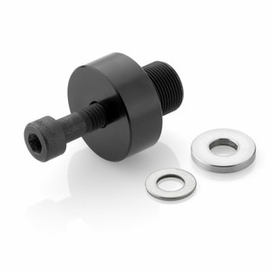 Rizoma - Mirror Mount Cut Edge Black Kaw Each - LP305B