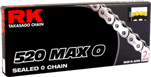 Rk Excel - 520maxo Drive Chain Gold 520 X 120 - 520MAXO-120-GG