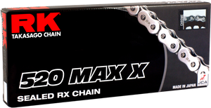 Rk Excel - 520maxx Drive Chain Chrome 520 X 120 - 520MAXX-120-CC