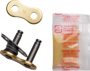 Rk Excel - Master Link 525maxx Gold Clip M/l - 525MAXX-CL-G