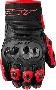 Rst - Freestyle 3 D3o Glove Black/red Leather Lg - 103668RED-10