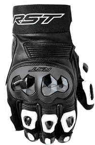 Rst - Freestyle 3 D3o Glove Black/white Leather 2xl - 103668WHI-12