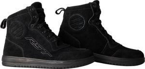 Rst - Hitop Moto Sneaker Ce Boot Black Suede  Sz 7 - 103052BLK-40