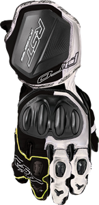 Rst - Pro Series Gp D3o Gloves Black/white Leather 2x - 103715WHI-12