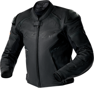 Rst - S1 D3o Leather Jacket Black Lg - 103605BLK-44