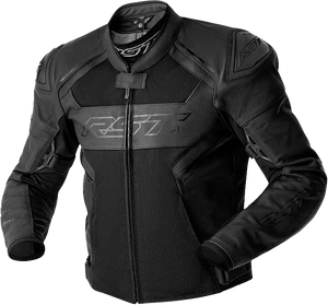 Rst - S1 D3o Mesh Leather Jacket Black 2x - 103606BLK-48