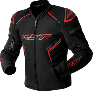 Rst - S1 D3o Textile Jacket Black/grey/red 3x - 103614RED-50