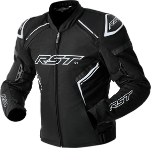 Rst - S1 D3o Textile Jacket Black/white 2x - 103614WHI-48