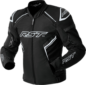 Rst - S1 D3o Textile Jacket Black/white Sm - 103614WHI-40