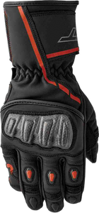 Rst - S1 Glove Blk/red Leather Lg - 103650RED-10