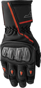 Rst - S1 Glove Blk/red Leather Md - 103650RED-09