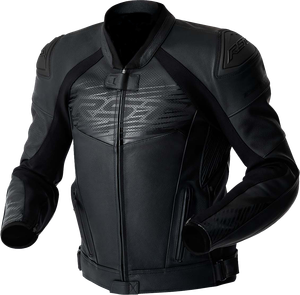 Rst - Tractech Evo D3o Jacket Black Leather Xs - 103635BLK-38