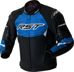 Rst - Tractech Evo D3o Jacket Black/blue Textile Xl - 103640BLU-46