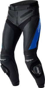 Rst - Tractech Evo D3o Pants Blk/blue Leather Sm - 103636BLU-30