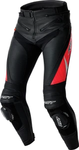 Rst - Tractech Evo D3o Pants Blk/flo Red Leather Lg - 103636F.RED-34