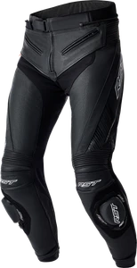 Rst - Tractech Evo D3o Pants Blk/whi Leather Lg - 103636WHI-34