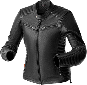 Rst - Womens Roadster Air D3o Jacket Black Leather Xs - 103644BLK-08