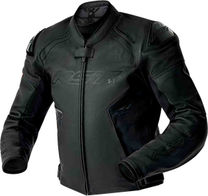 Rst - Womens S1 D3o Leather Jacket Black/white Md - 103626BLK-12
