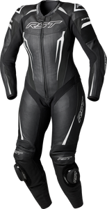 Rst - Womens Tractech Evo D3o Suit Black/white Leather Xs - 103643WHI-08