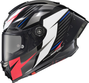 Scorpion Exo - Apex Exo-warp Full Face Helmet Dilithium Blk/red/wht/blue 2x - WAR-3007
