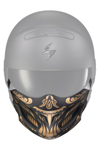 Scorpion Exo - Covert Face Mask Apex Matte Black/gold - 52-546-27