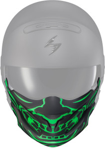 Scorpion Exo - Covert Face Mask Samurai Glow In The Dark Green - 52-546-23
