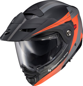 Scorpion Exo - Exo-at960 Modular Helmet Topographic 2 Or/grey Xl - 96-2056