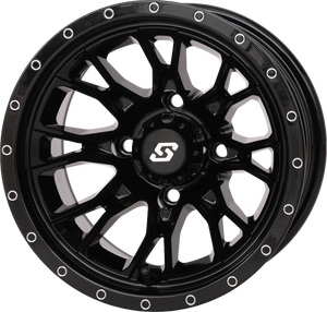 Sedona - Fusion Wheel  12x7 2+5 4/110 Gloss Black - 570-9126