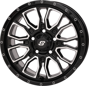 Sedona - Fusion Wheel 15x7 5+2 5/4.5 Gloss Blk/machined - 570-9109