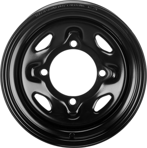 Sedona - Sedona Steel 12x7 4/137 4+3 Blk Front - 570-9004