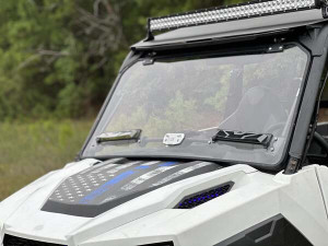 Seizmik - Flip Up Windshield Kit Pol General - 50-50224KIT