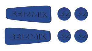 Seizmik - Pursuit Mirror Insert Kit Blue - 56-18077