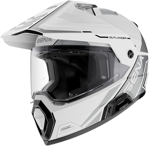 Sena - Outlander  Smart Ds Helmet White Sm - OUTLANDER-GW00S1