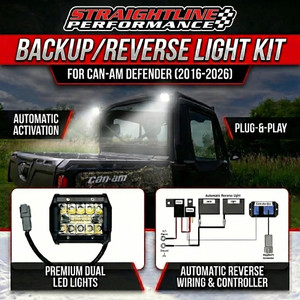 Straightline - Smart Wire Reverse Light Kit Dual Light Can - 282-107