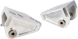 Works - Foot Peg Mount Aluminum Kx250/450 - 20-525