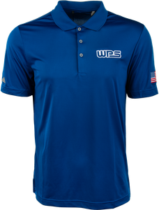 Wps - Wps Am Flag Polo Royal Blue/white Md - 99-7146M