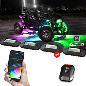 Xk Glow - Kmax Rock Light Kit 4 Piece App Control - MX-ROCK-STA